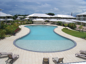 Commersial built resrot swimming pool